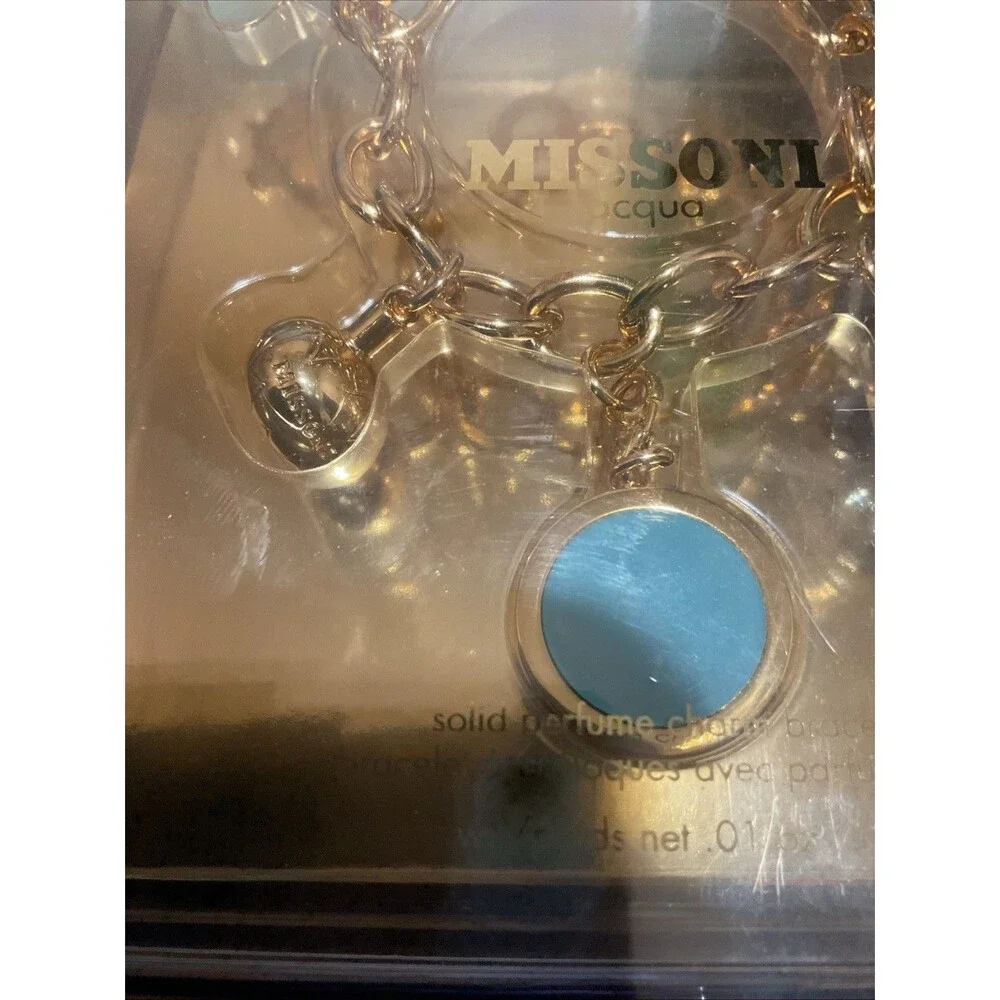 Missing Acqua Charm Bracelet Stylish Perfume Fun Wearable Charm Never Open